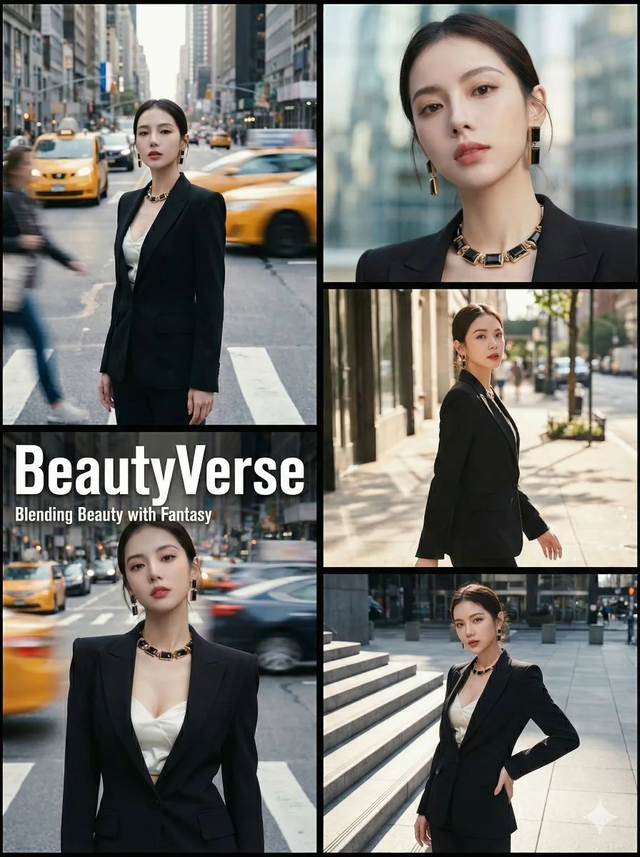Urban Fashion Magazine Collage Prompt - Nano Banana Pro AI Prompt for Social Media Post reference