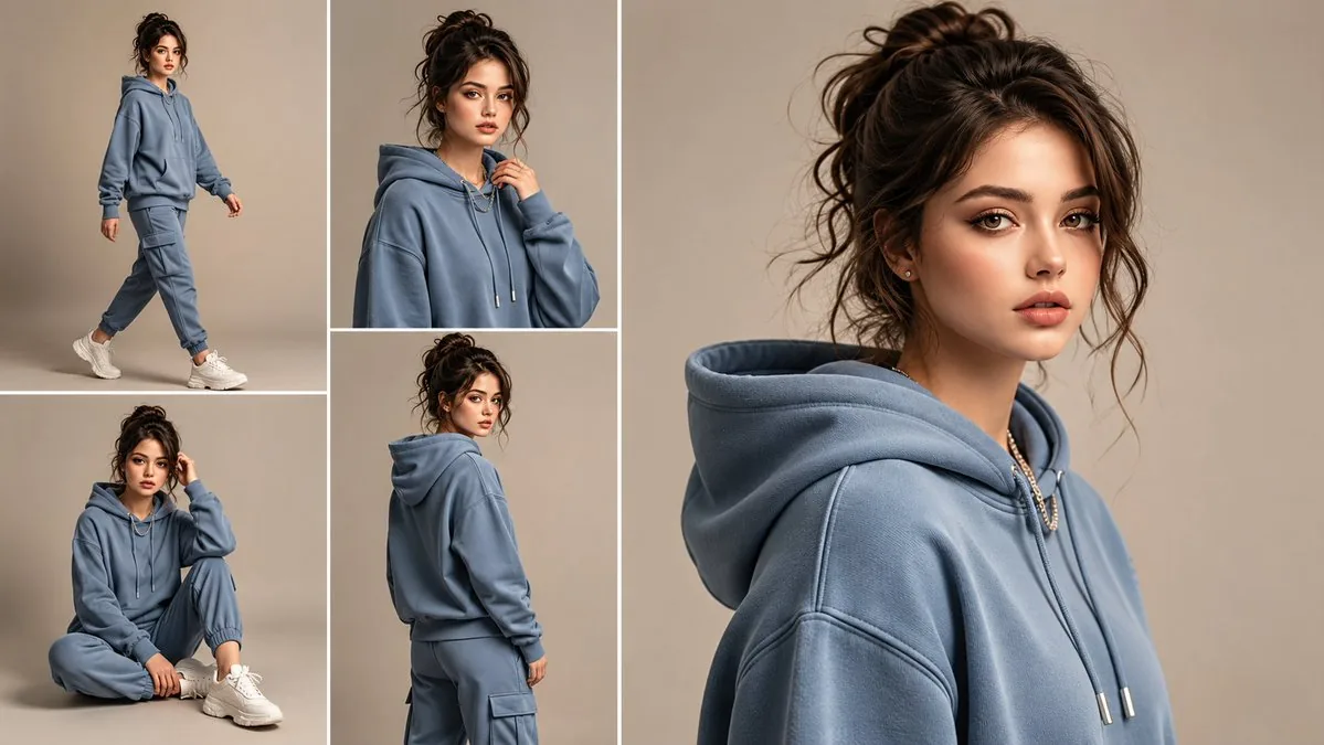 Anonymous Tracksuit Lookbook Collage reference