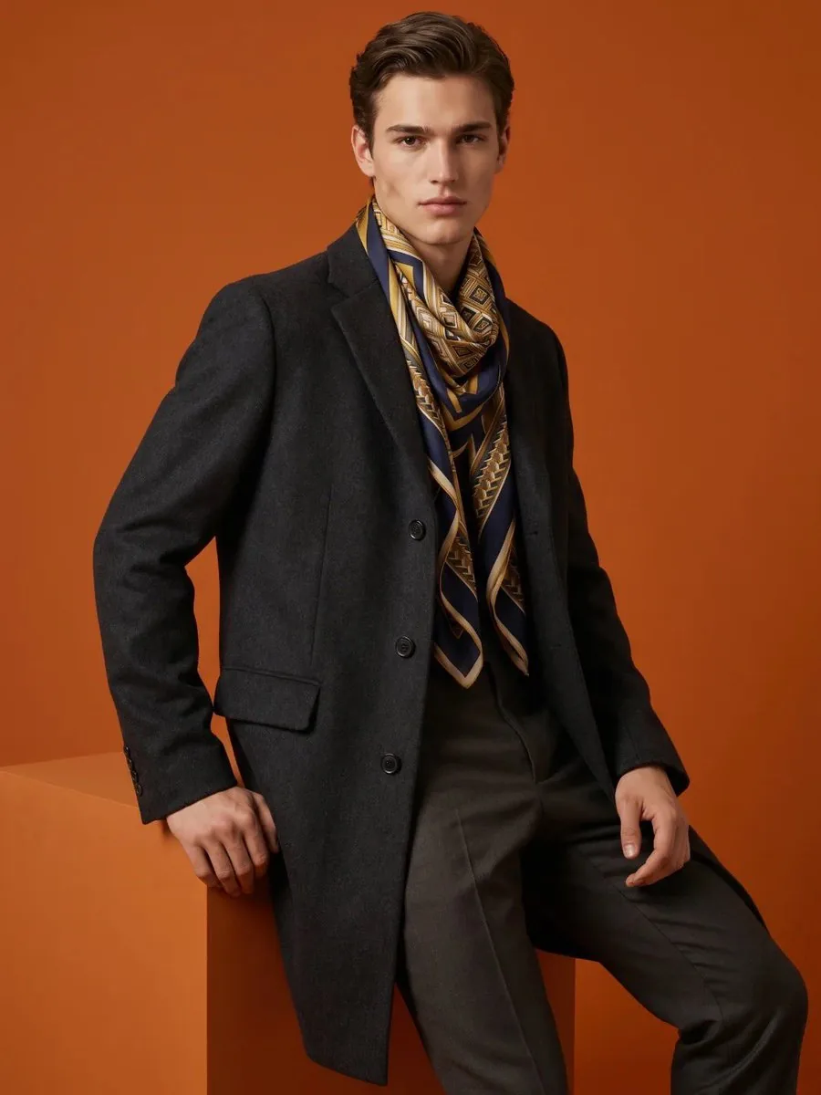 High-Fashion Male Editorial Portrait reference