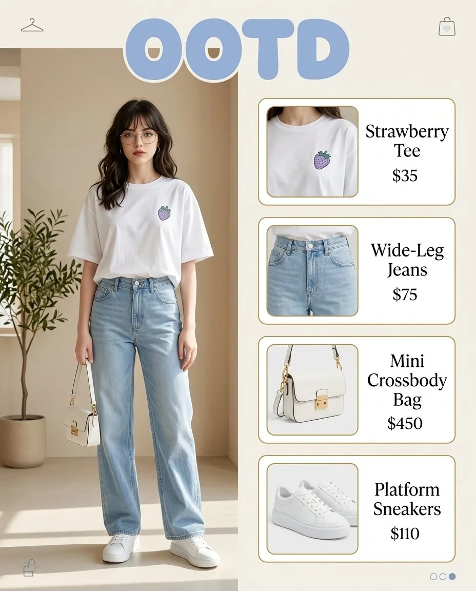 OOTD Fashion Infographic reference
