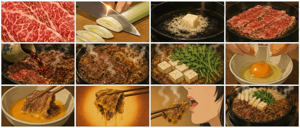 Showa Anime Sukiyaki Storyboard reference