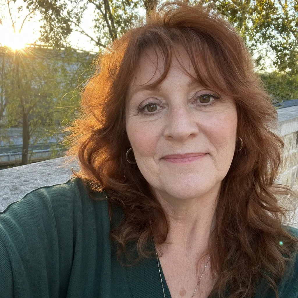 Golden Hour Organic Outdoor Selfie reference