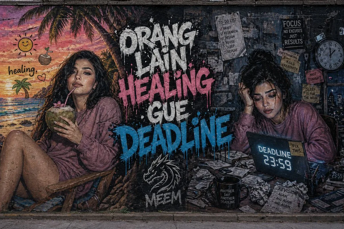Dual-Concept Street Art Mural reference