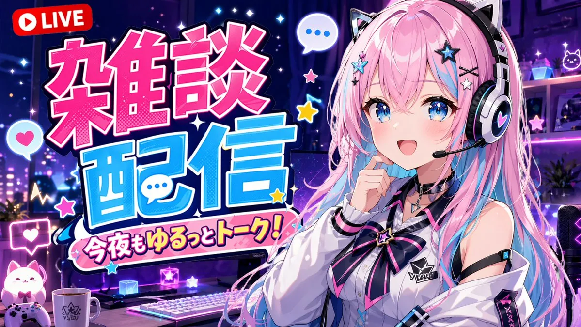 VTuber Stream Thumbnail reference