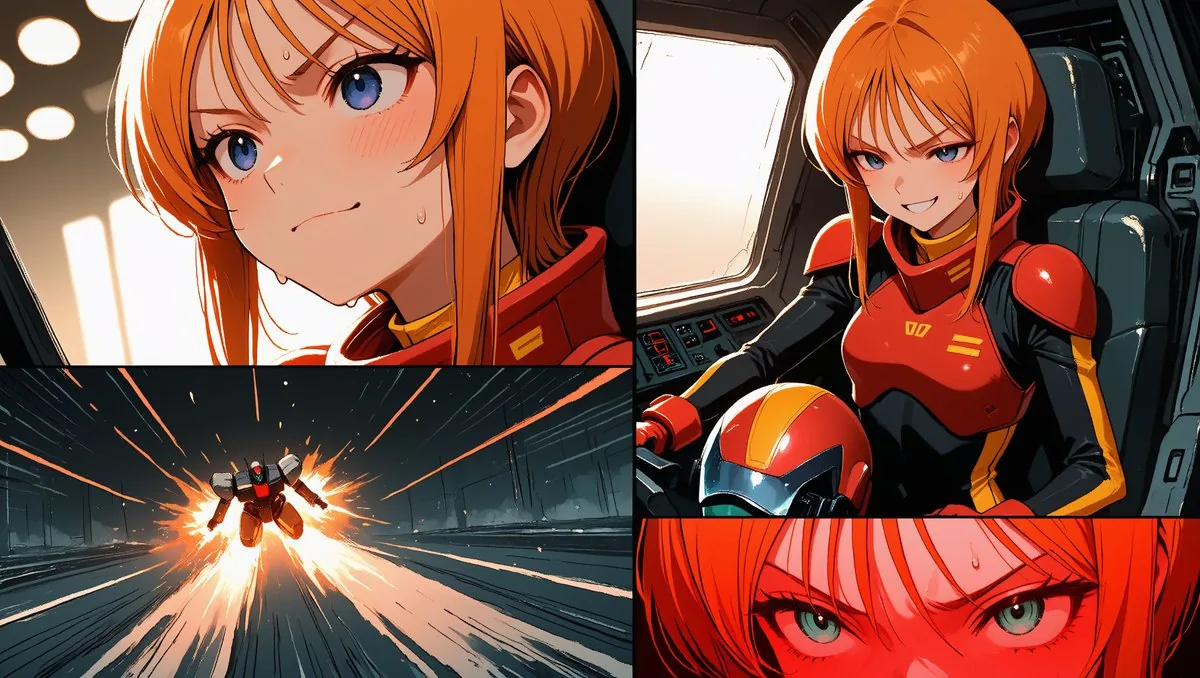 Four-Panel Gundam Pilot Sortie reference