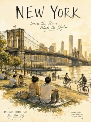 Central Park Urban Sketch