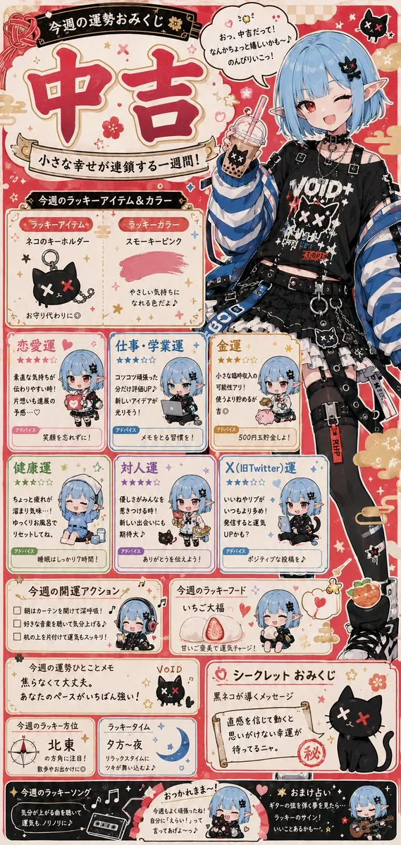 Fortune Telling Omikuji Card Generator reference