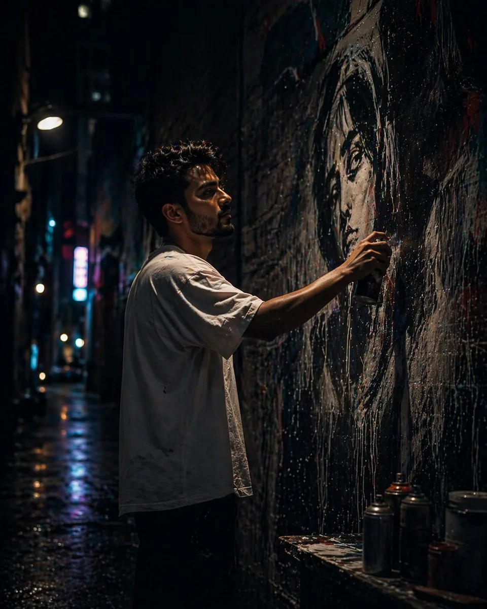 Urban Alley Mural Artist reference