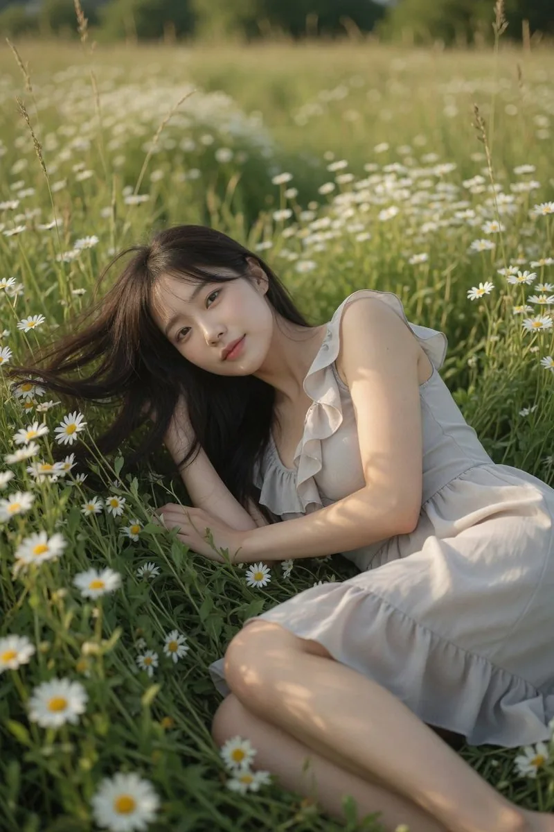 Daisy Field Cinematic Portrait reference