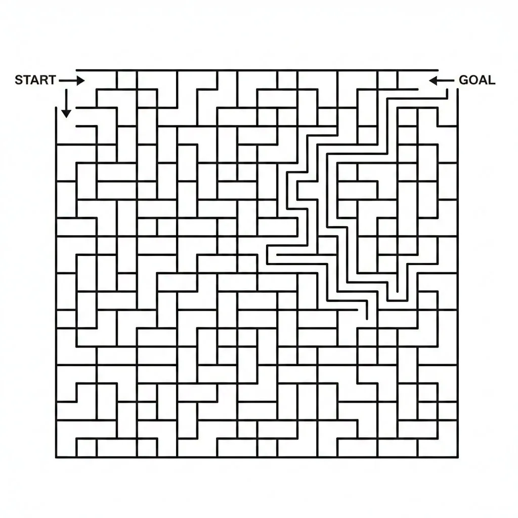 Maze Generation Failure in Nano Banana reference