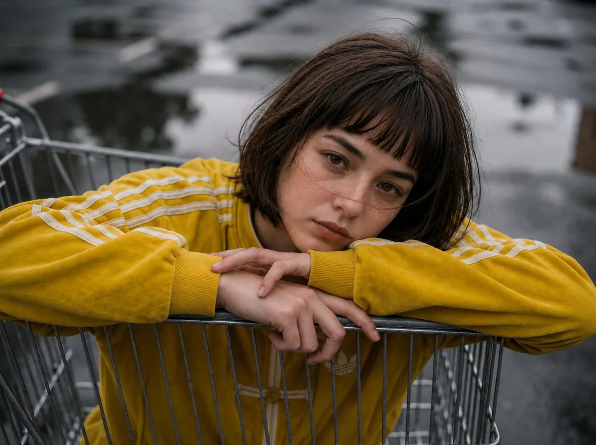 Retro Urban Fashion Portrait reference