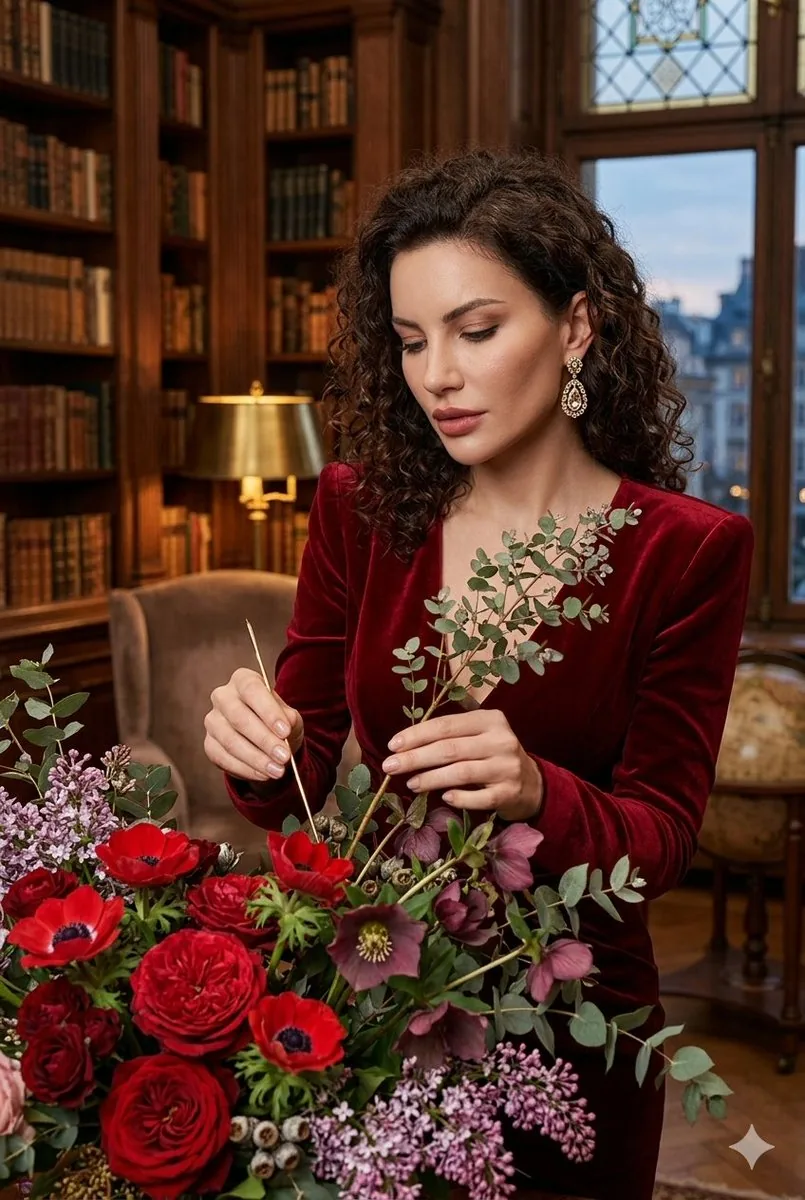 Vintage Florist in Velvet reference