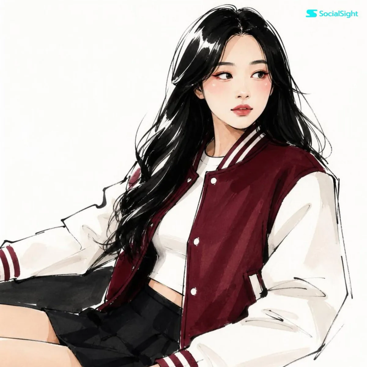 Fashion Editorial Illustration Sketch reference