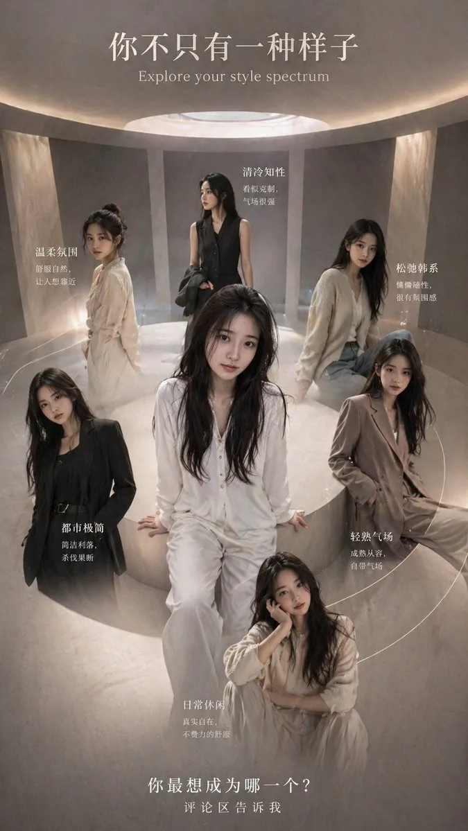 Style Spectrum Fashion Poster reference