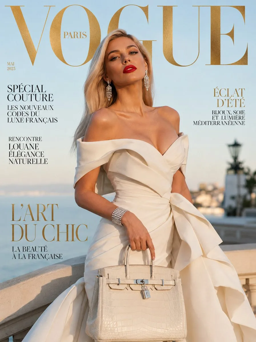 Vogue French Luxury Fashion Cover reference