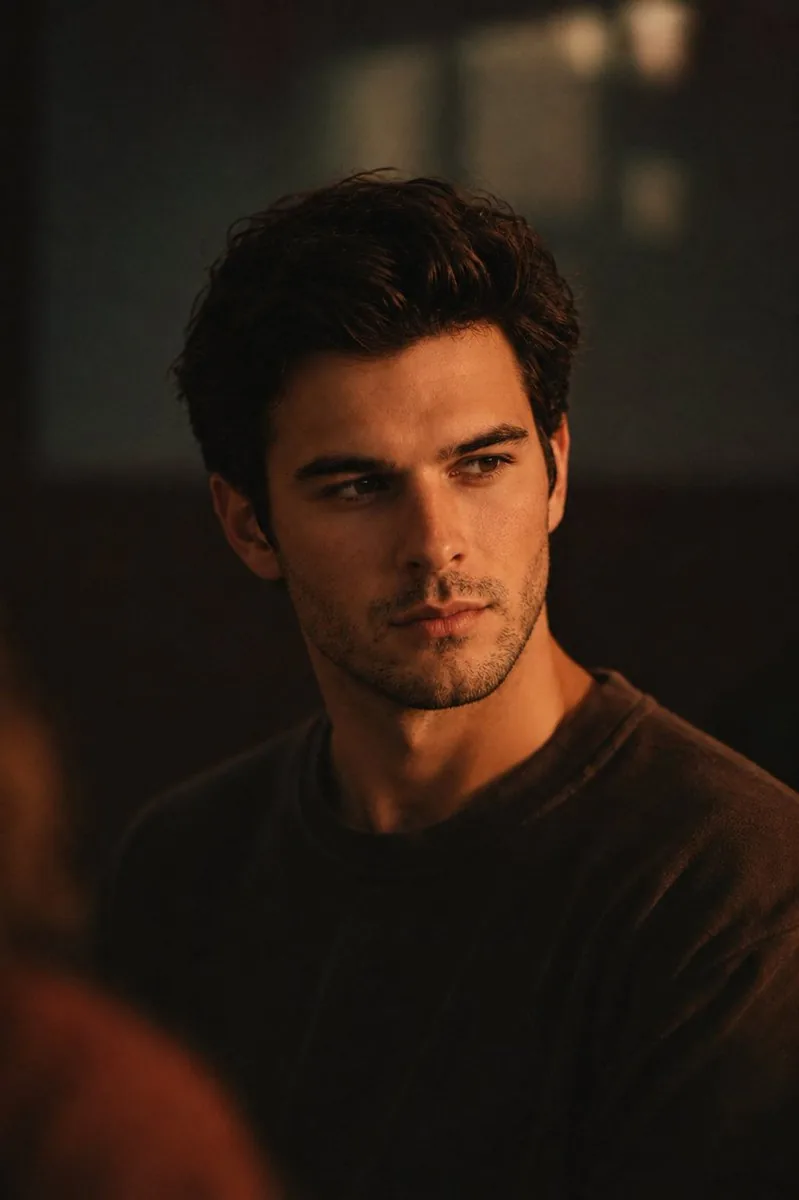 Cinematic Male Editorial Portrait reference