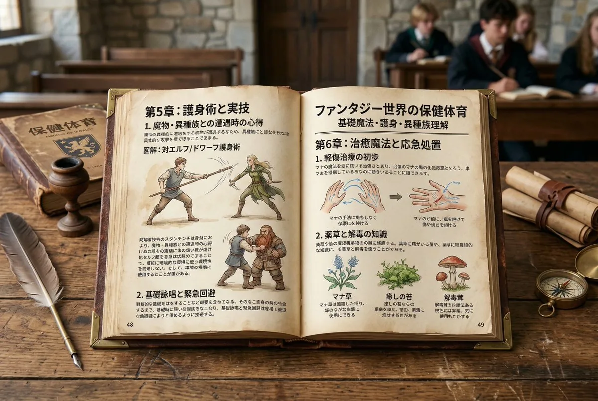 Template for generating a fictional textbook page reference