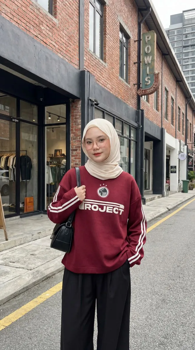 Urban Fashion Hijab Portrait reference
