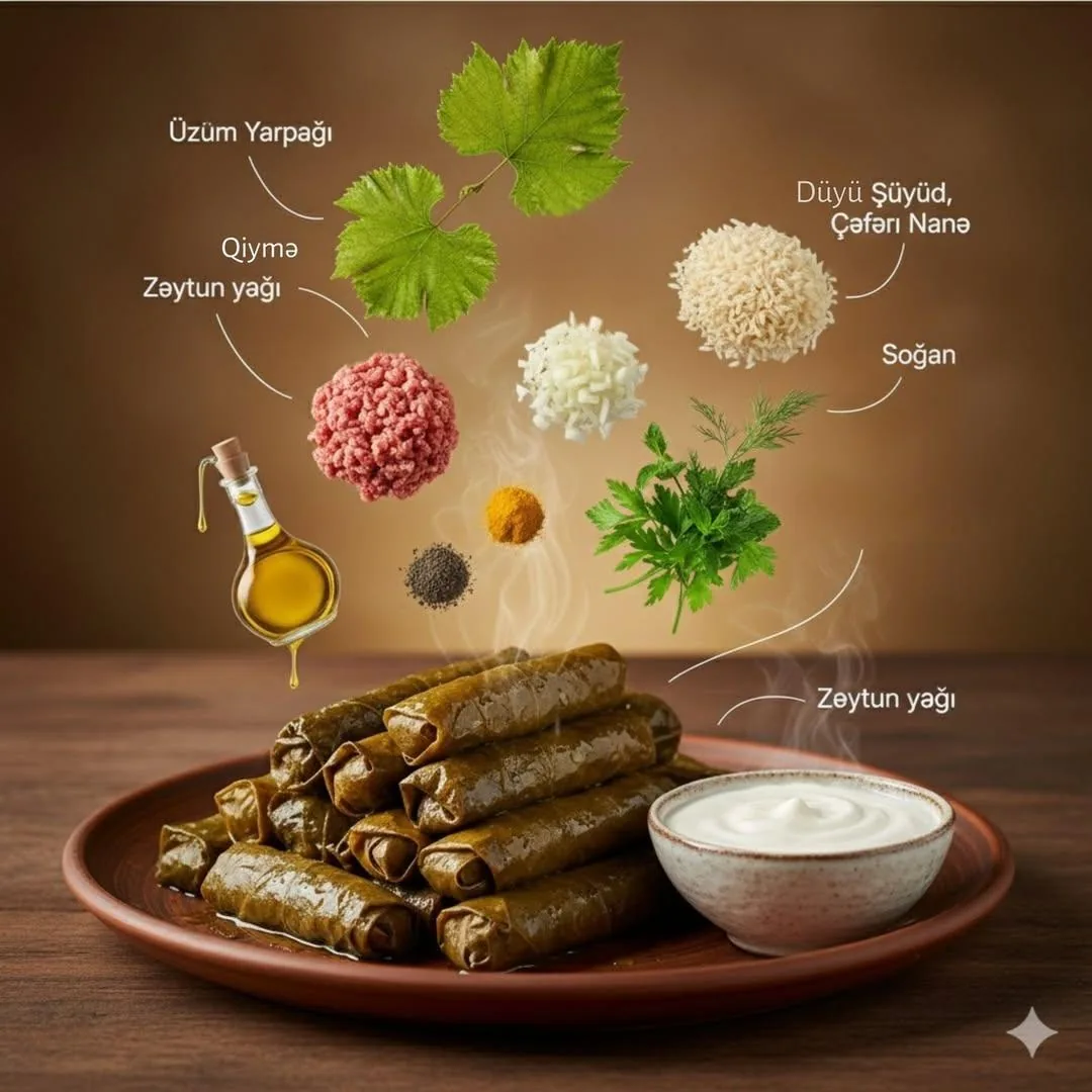 Cinematic Food Infographic with Floating Ingredients reference