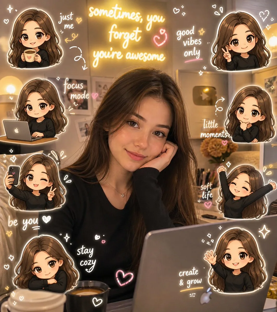 Chibi Avatar Scrapbook Photo reference