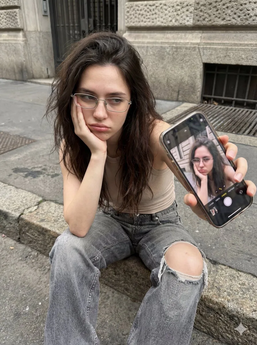 Urban Streetwear Candid Snapshot Prompt - Nano Banana Pro AI Prompt for Social Media Post reference