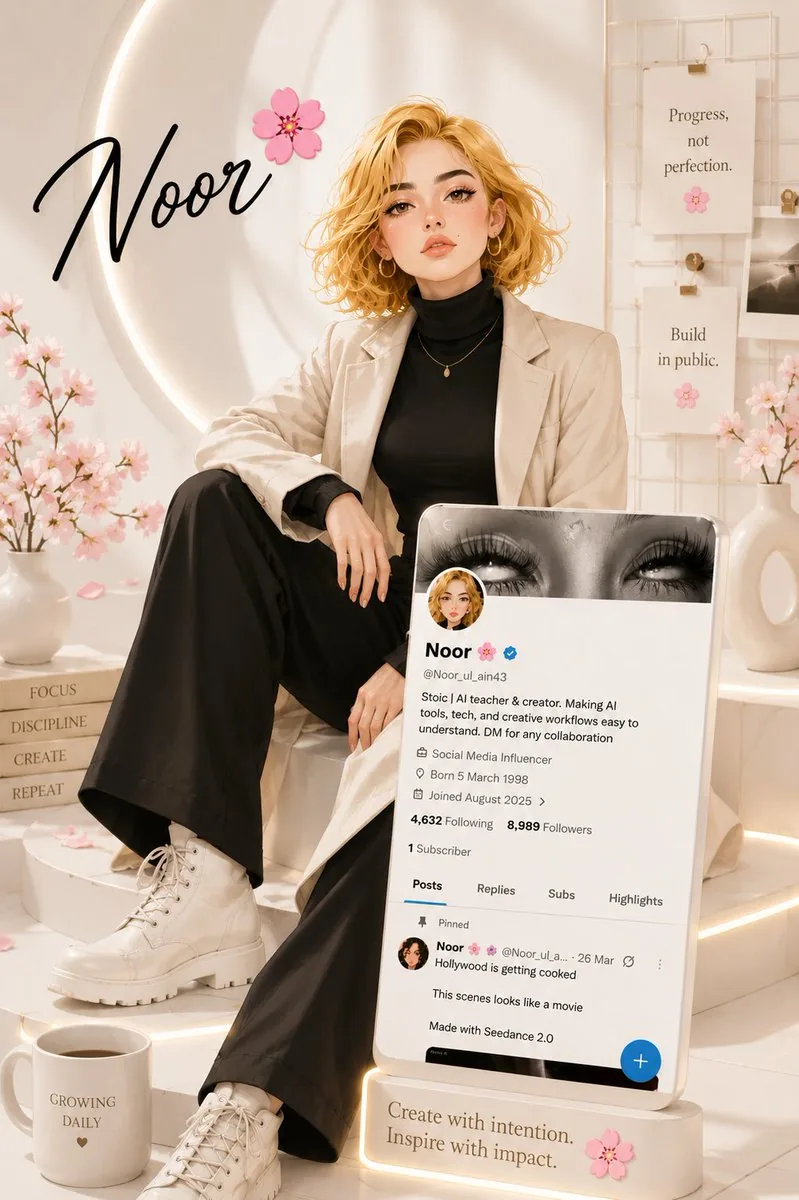 Luxury Influencer Branding Poster reference