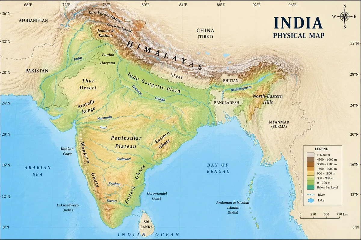 Geographic Map Illustration reference