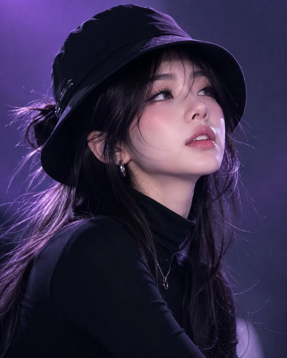 Korean Fashion Editorial Portrait reference