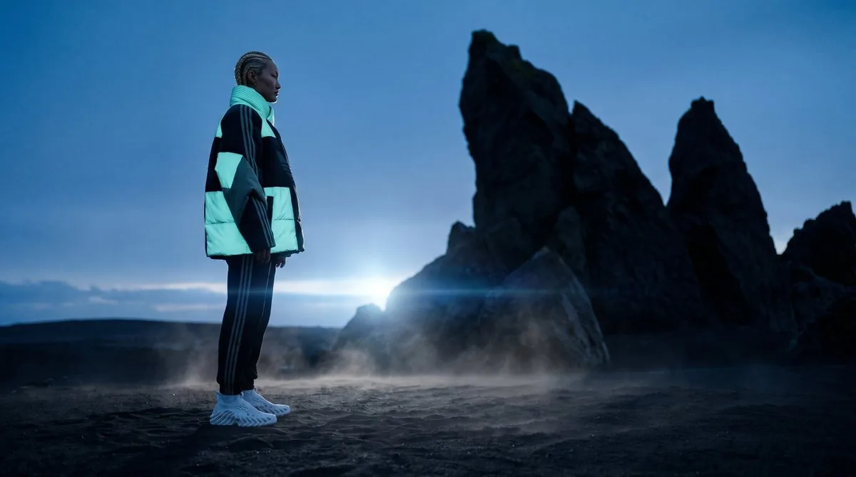 Blue Hour Volcanic Fashion Editorial reference