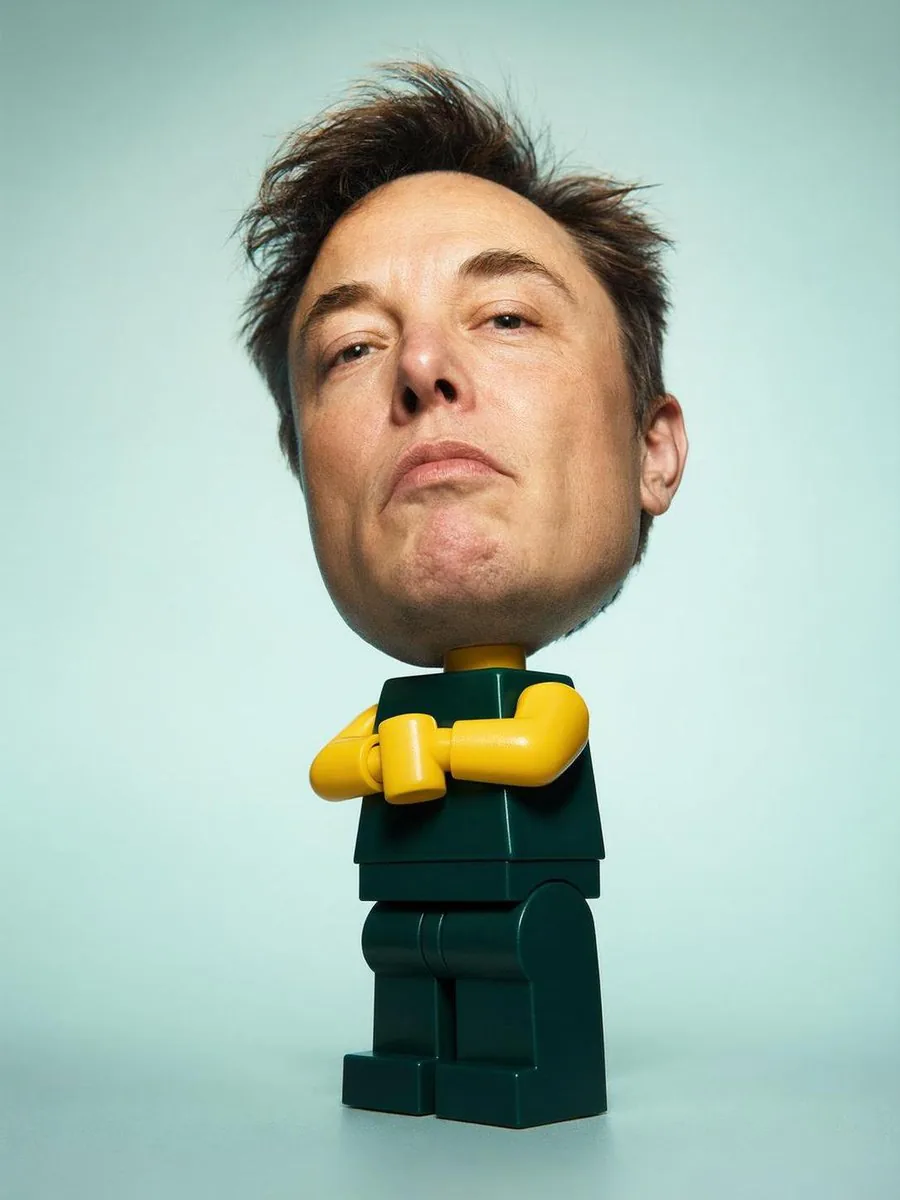 Surreal LEGO Human Minifigure reference