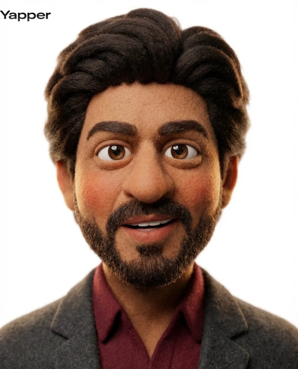 3D Claymation Character Transformation reference