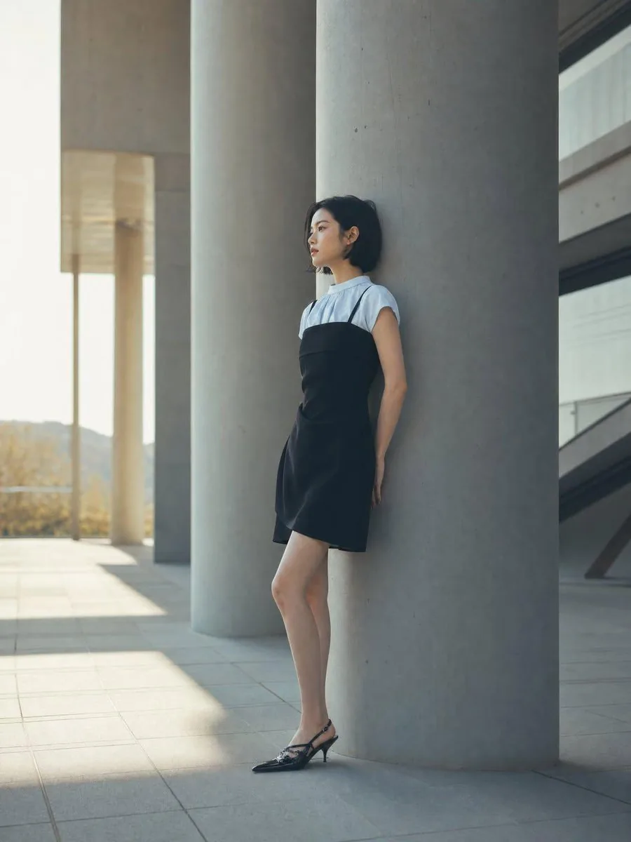 Minimalist Architectural Fashion Editorial reference