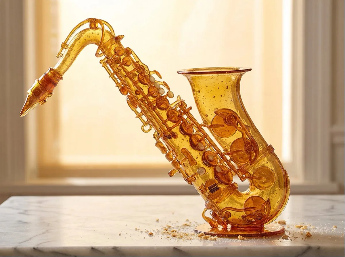 Product Rendered as Blown Sugar Prompt reference