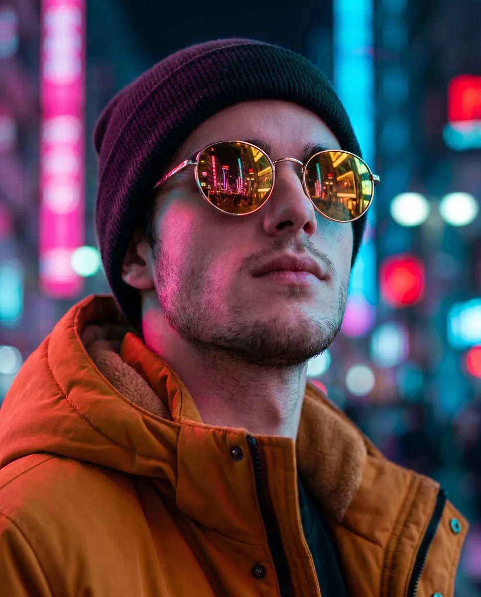 Cyberpunk Identity Preservation Portrait - Nano Banana Pro AI Prompt for Profile / Avatar reference