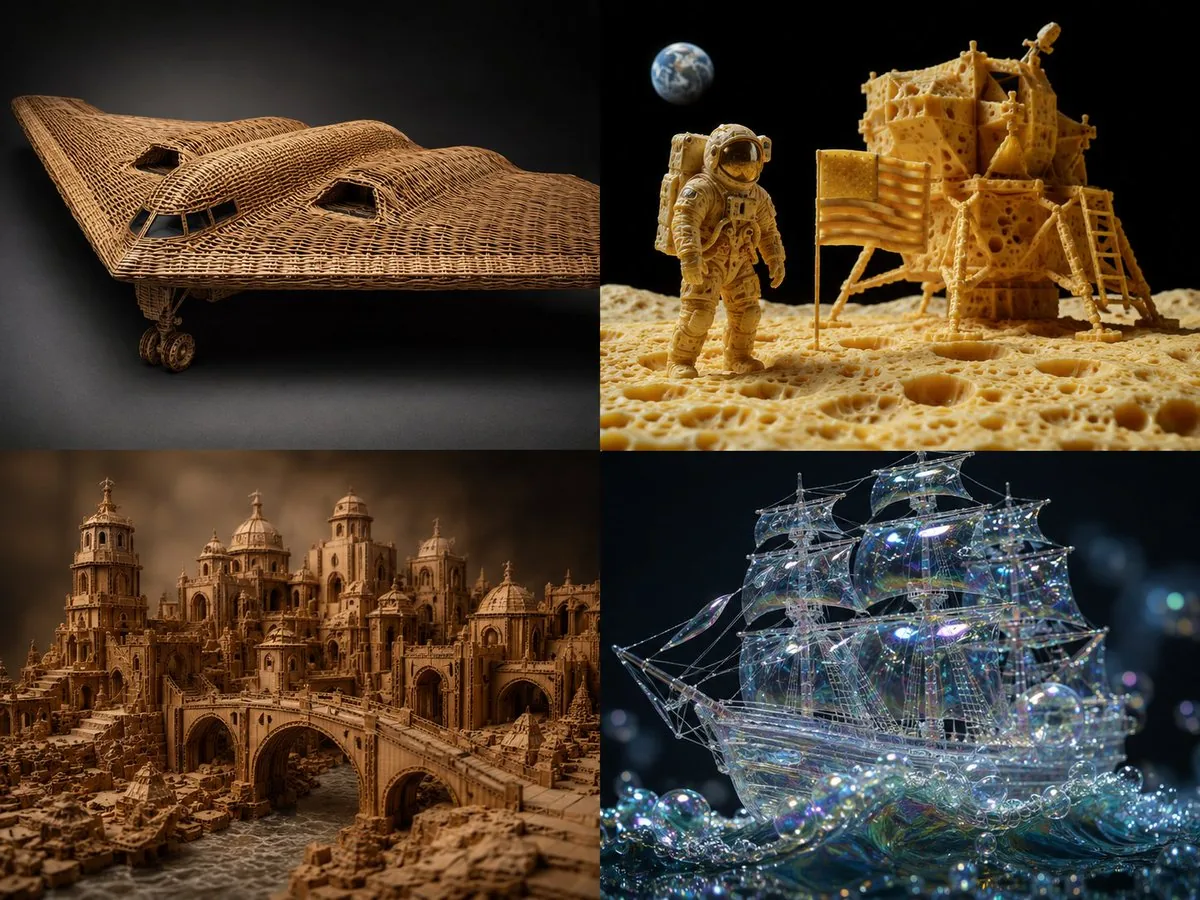 Material Transformation Physics Prompt reference