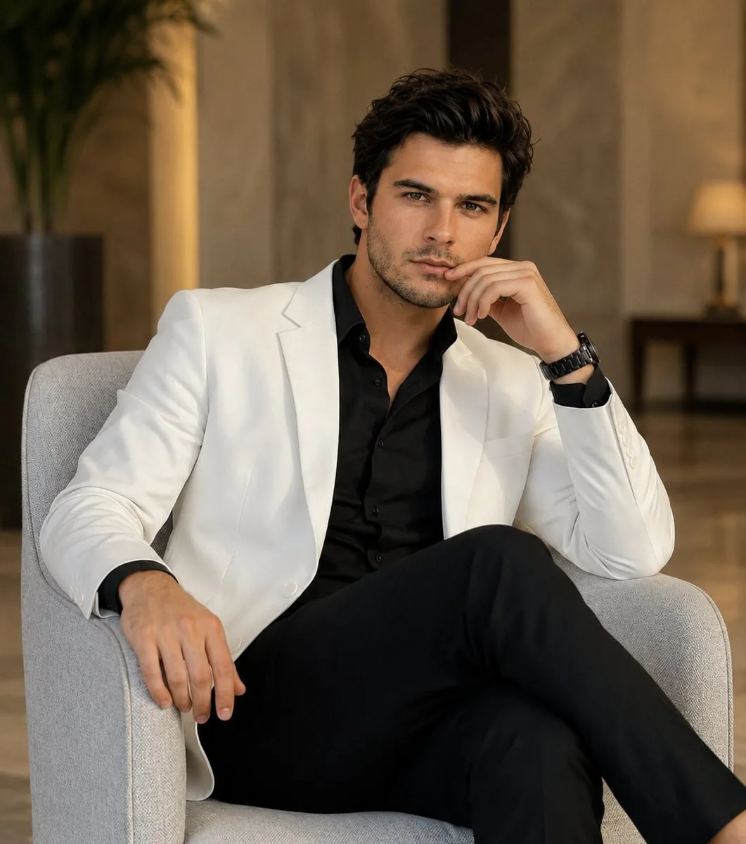 Luxury Fashion Hotel Lobby Portrait reference