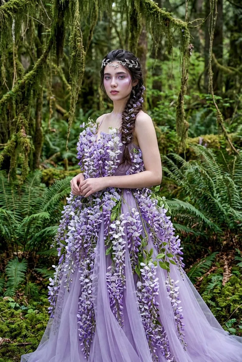 Botanical Couture Fashion Portrait reference