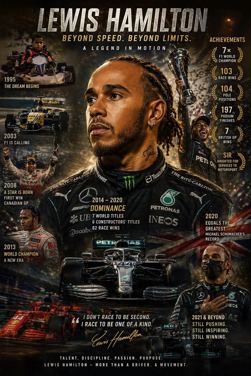 Cinematic Racing Legend Poster reference