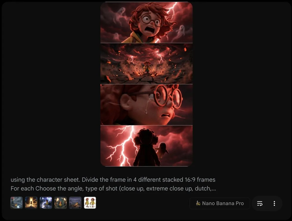 Extract frame and modify expression and weather reference