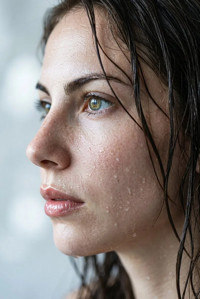 Extreme Wet Close-up Portrait reference