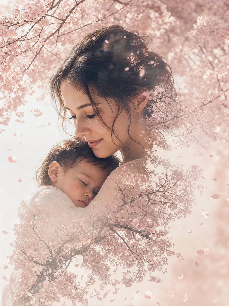 Double Exposure Nature Portrait reference