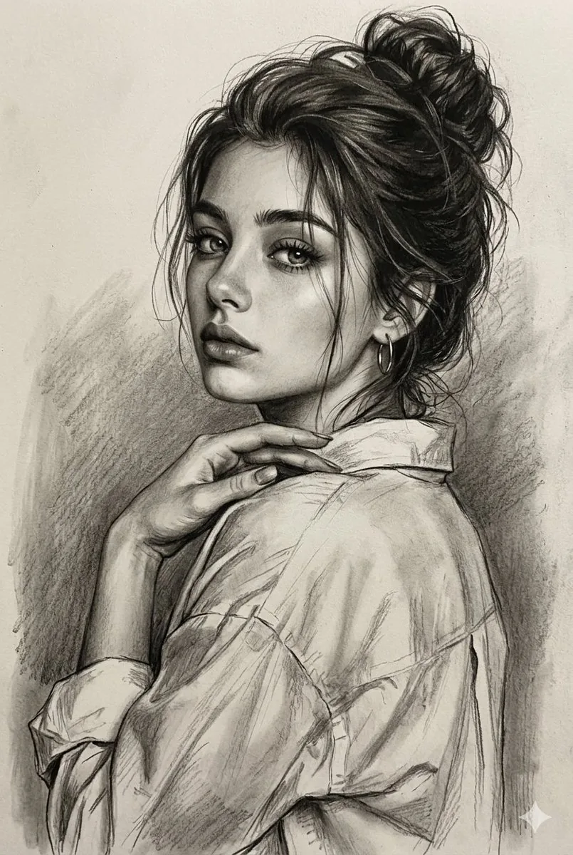 Multi-Medium Portrait Study - Nano Banana Pro AI Prompt for Profile / Avatar reference