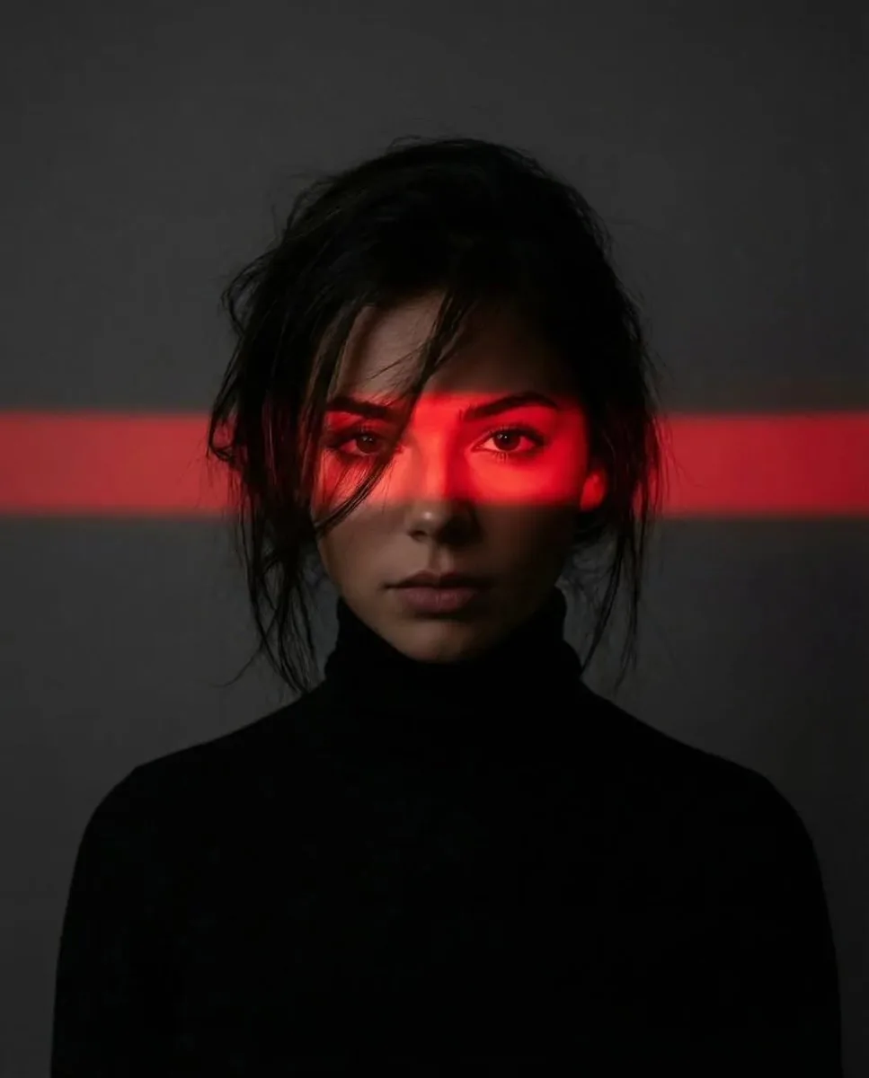 Cinematic Cyberpunk Portrait Pair reference