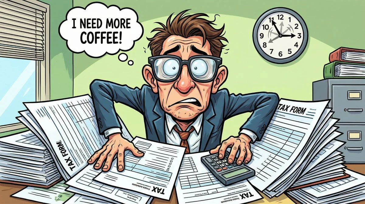 Humorous Caricature of a Professional reference