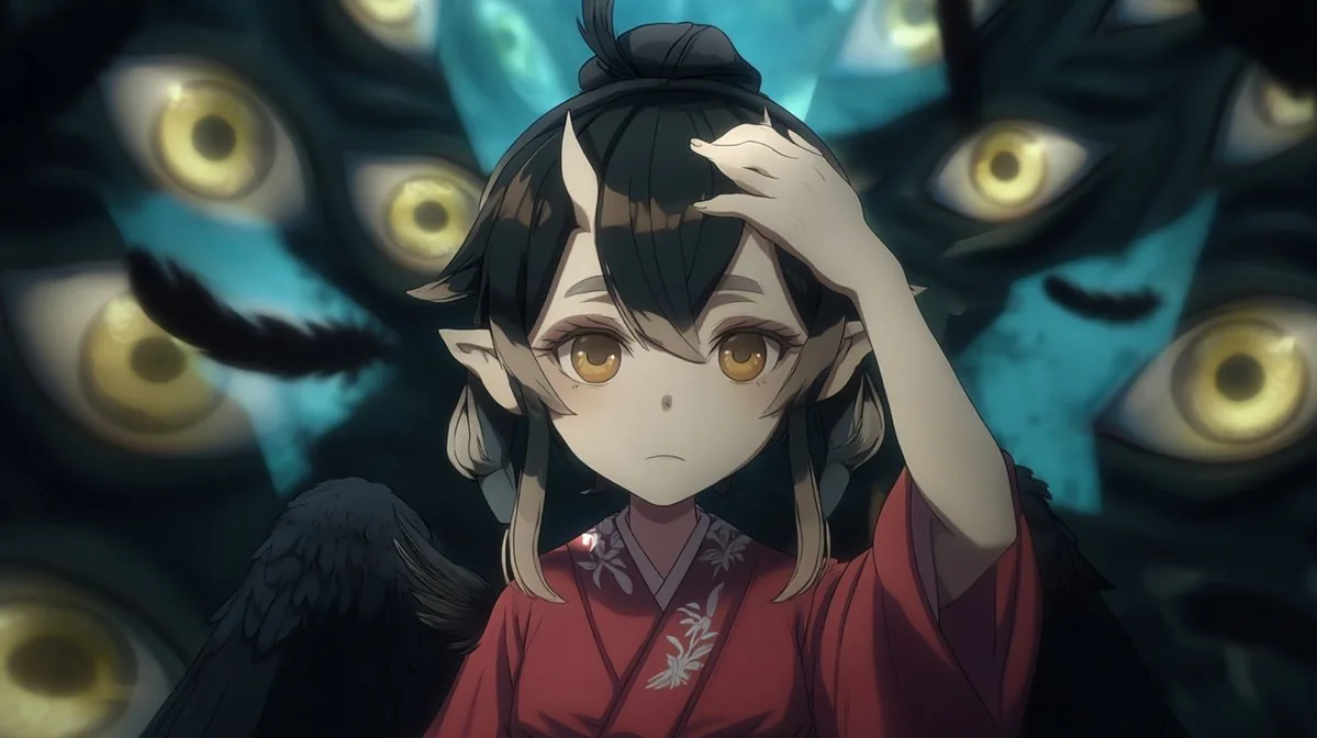 Censored Tengu Girl Among Eyes reference