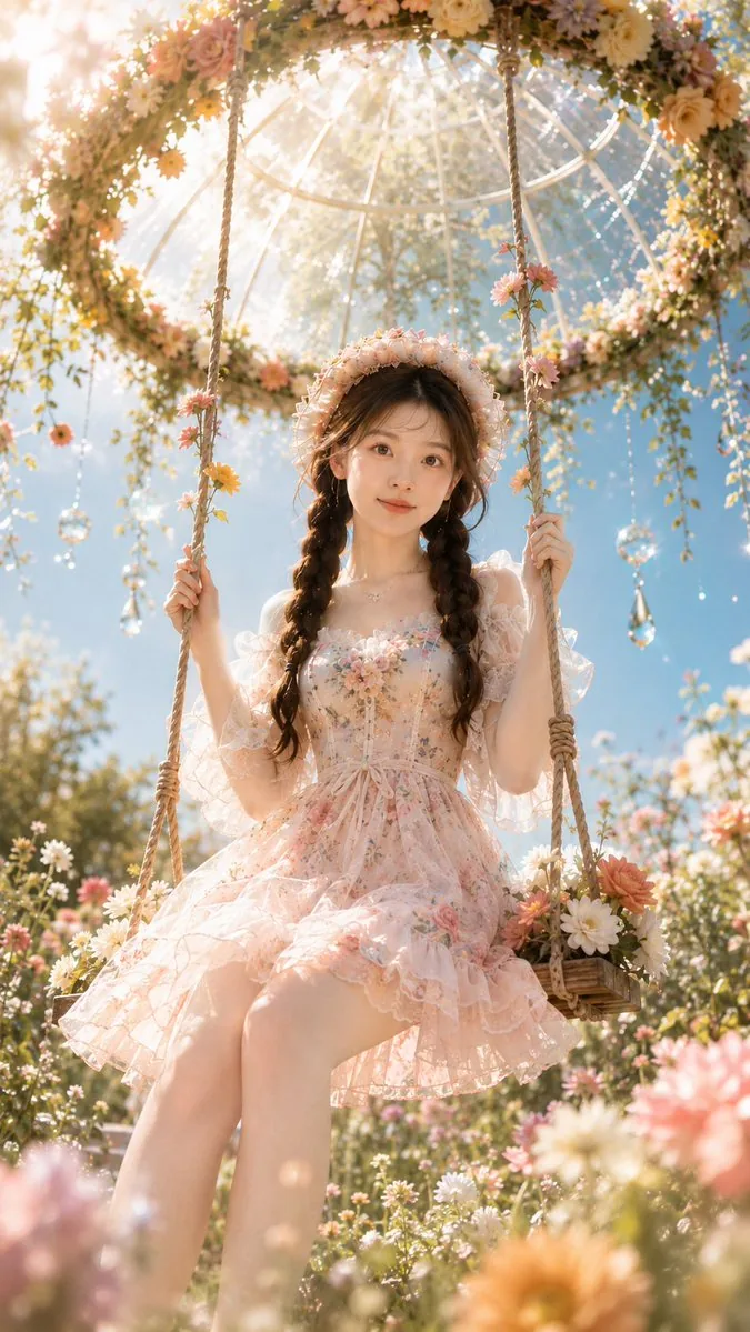 Dreamy Garden Princess Portrait reference