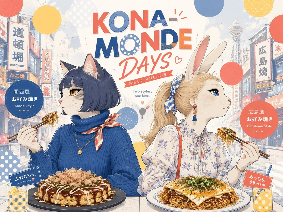 Kona-Monde Okonomiyaki Ladies Poster reference