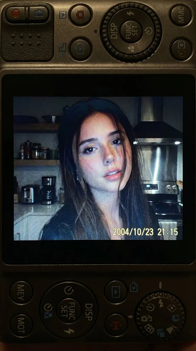 Nostalgic 2000s Digital Camera Snapshot - Nano Banana Pro AI Prompt for Social Media Post reference