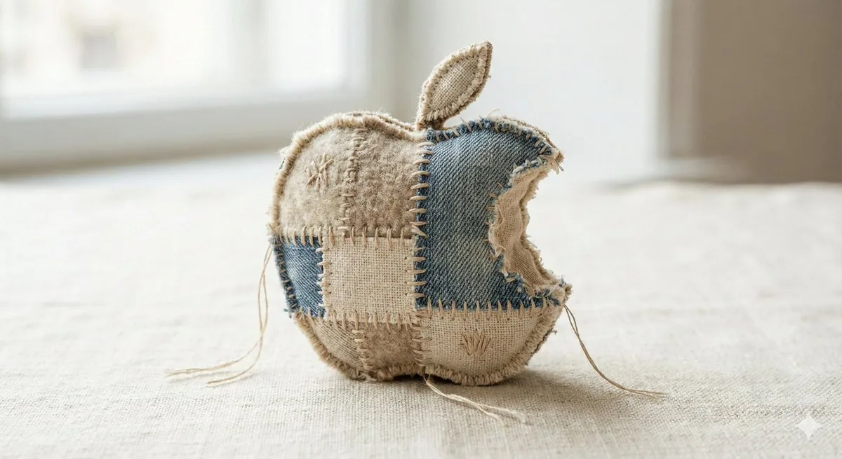 Fabric-Stitched Textile Logo Prompt reference