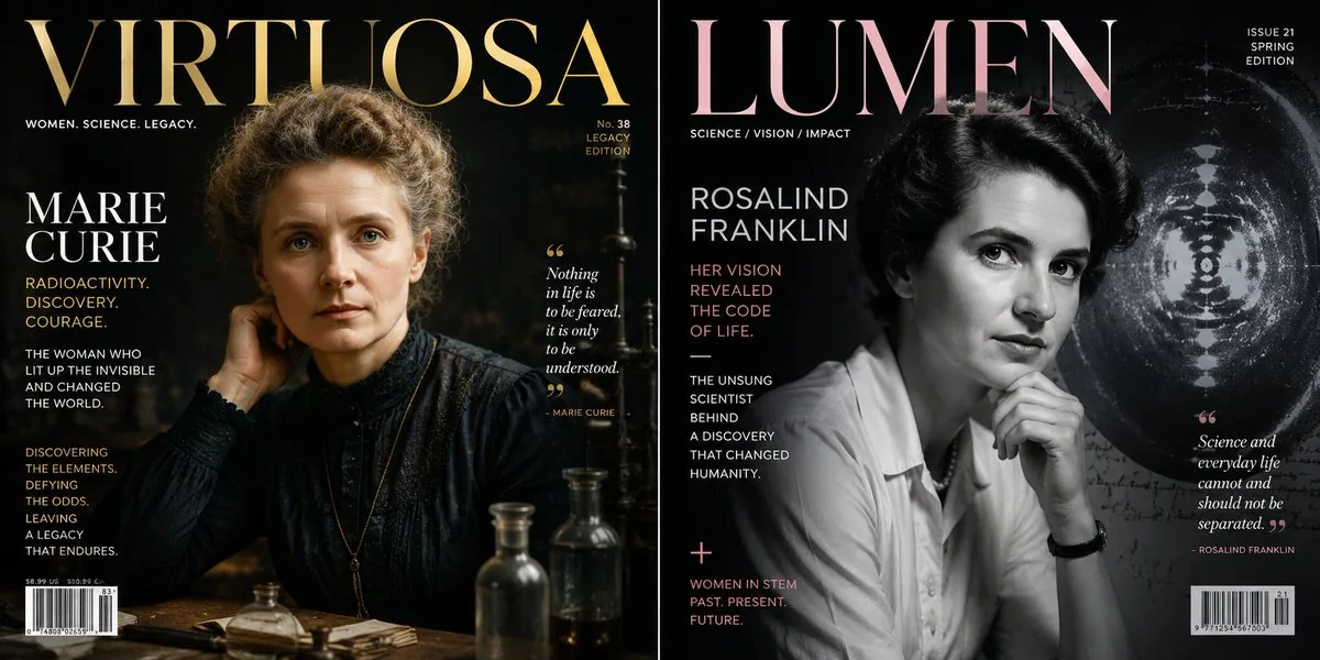 Historical Figure Magazine Cover Generator reference